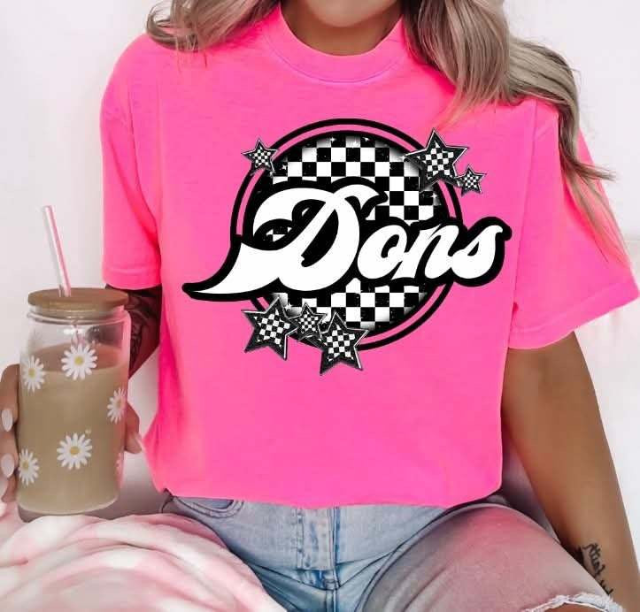 Dons checkered circle (S&G) 82338 DTF transfer