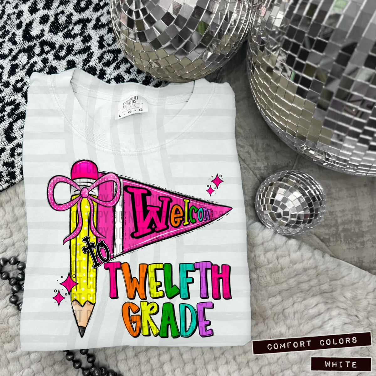 Welcome To 12th Grade (caplinger) DTF transfer