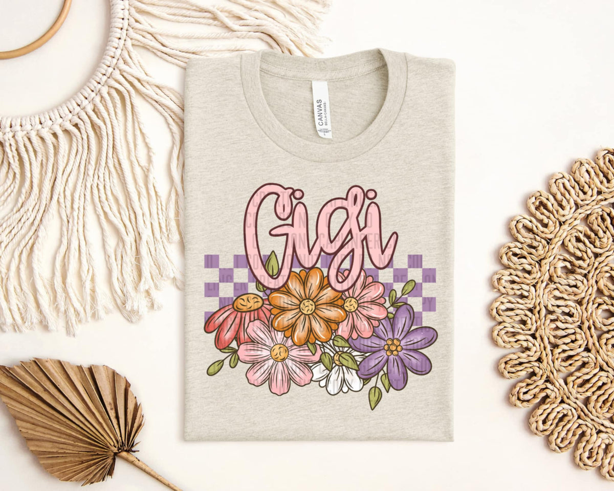 Gigi flowers (Caplinger) 92711 DTF transfer