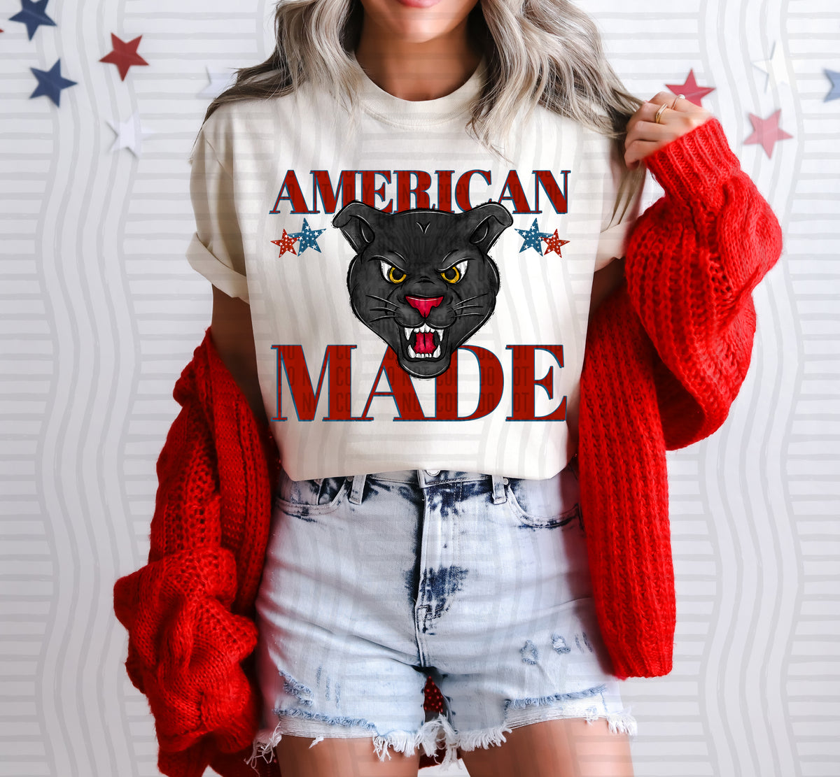 American made panthers (Caplinger) DTF Transfer