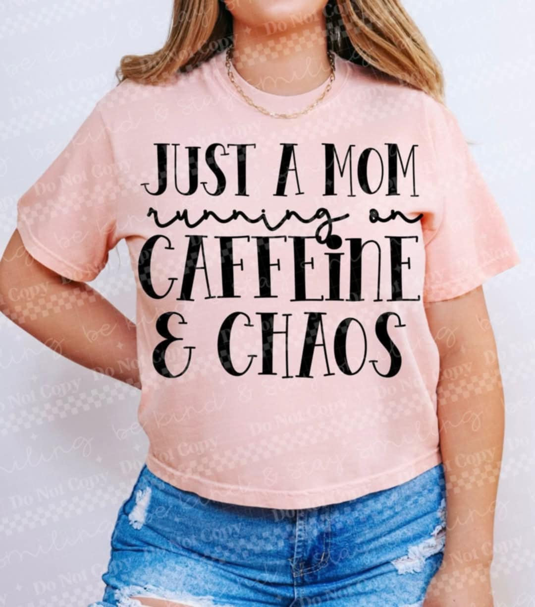 Just a mom running on caffeine & chaos (CMLD) 97271 DTF transfer
