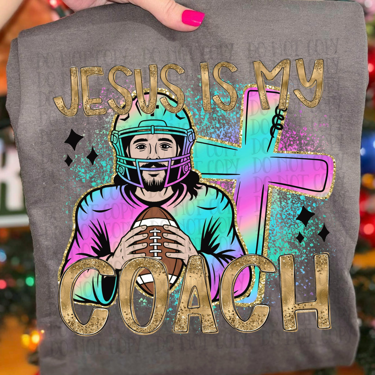 Jesus is my coach (SSD) DTF TRANSFER