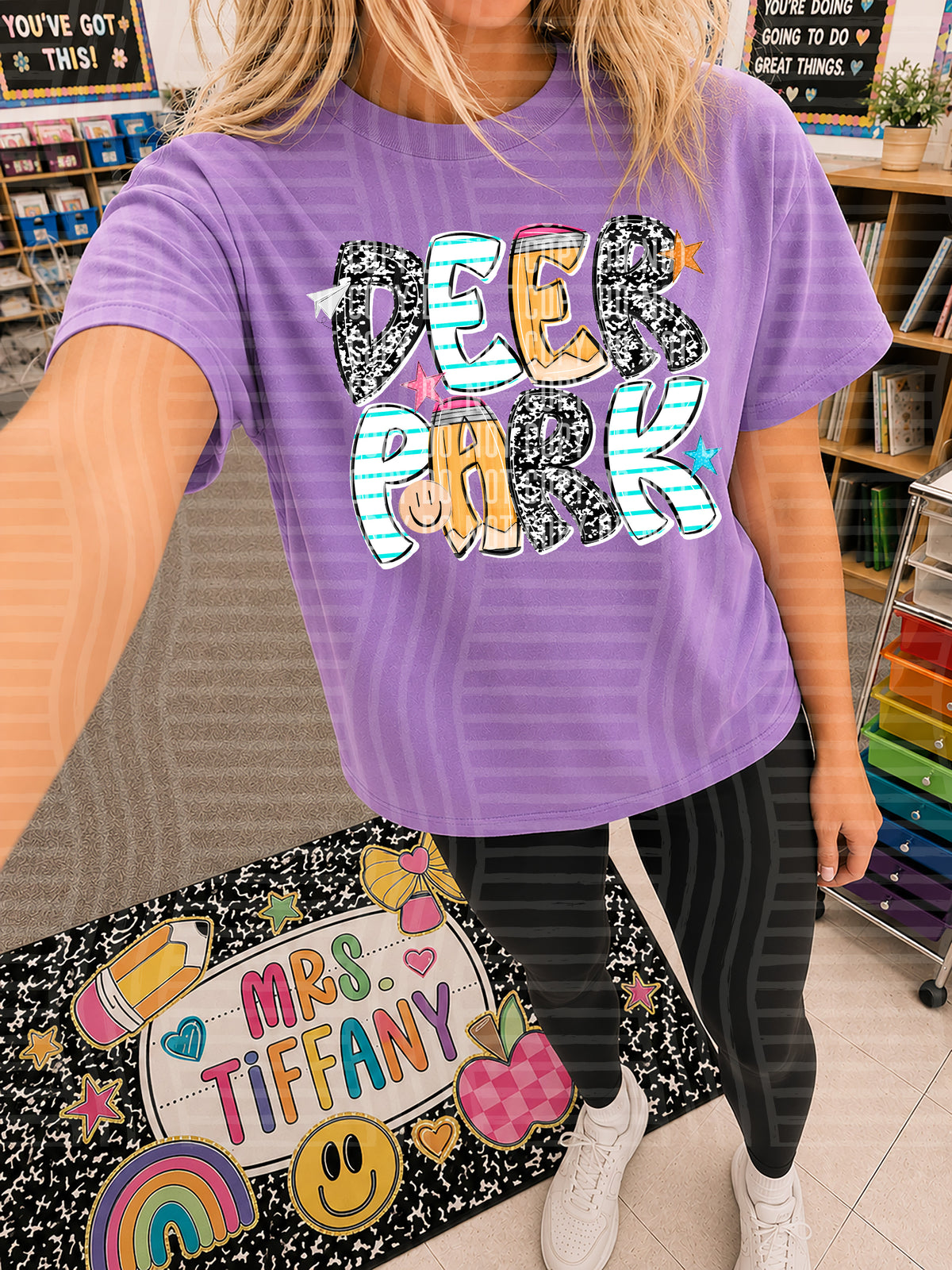 deer park pencil paper font (CAPLINGER) DTF Transfer