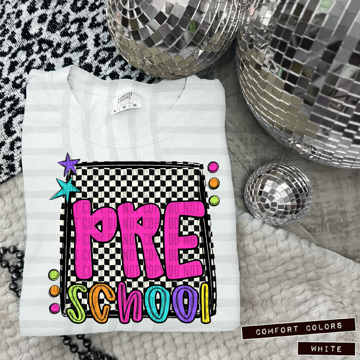 Preschool Bright Preppy (Caplinger) 109503 DTF transfer