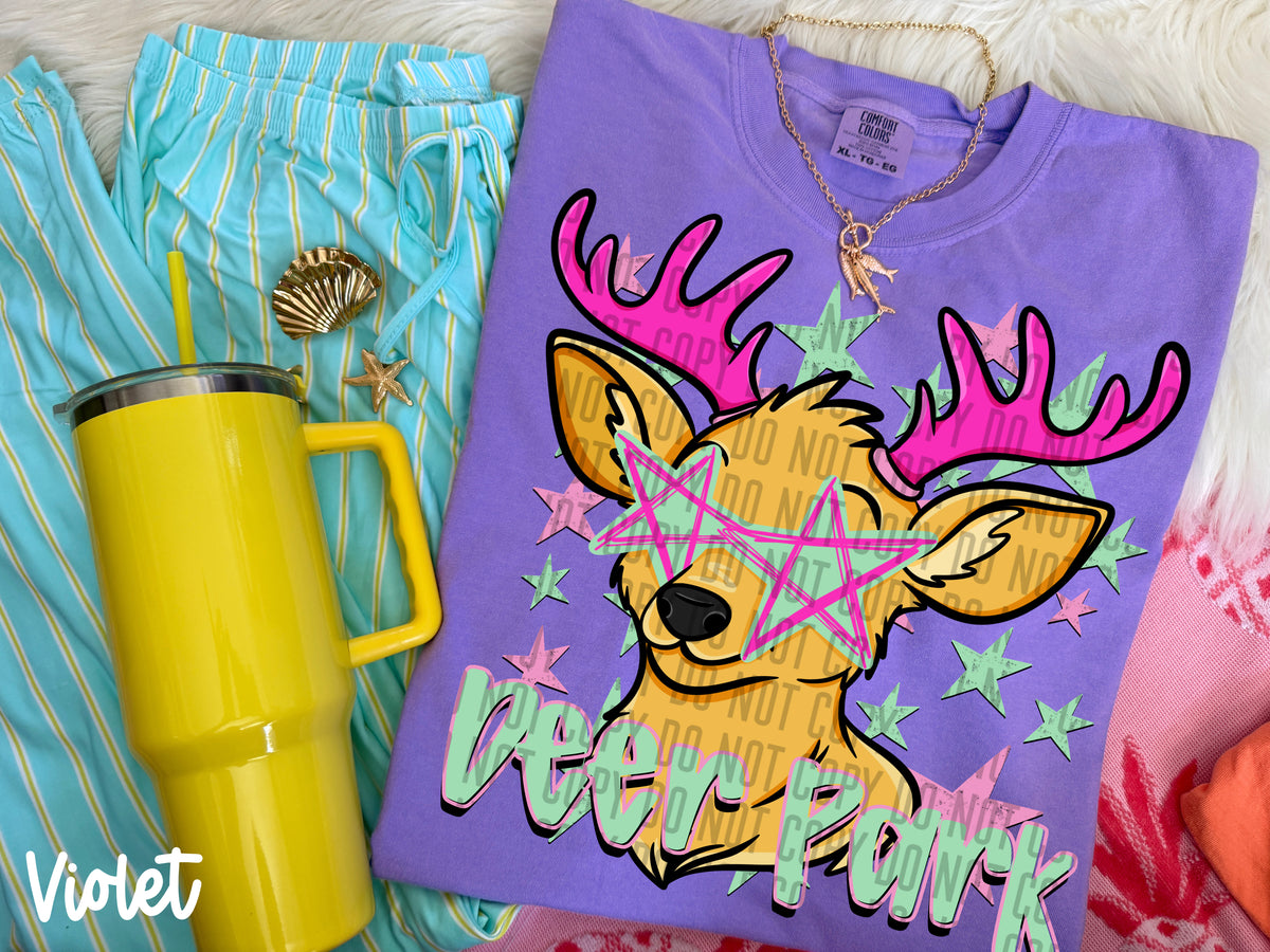 deer pink starry eyed (Caplinger) DTF Transfer