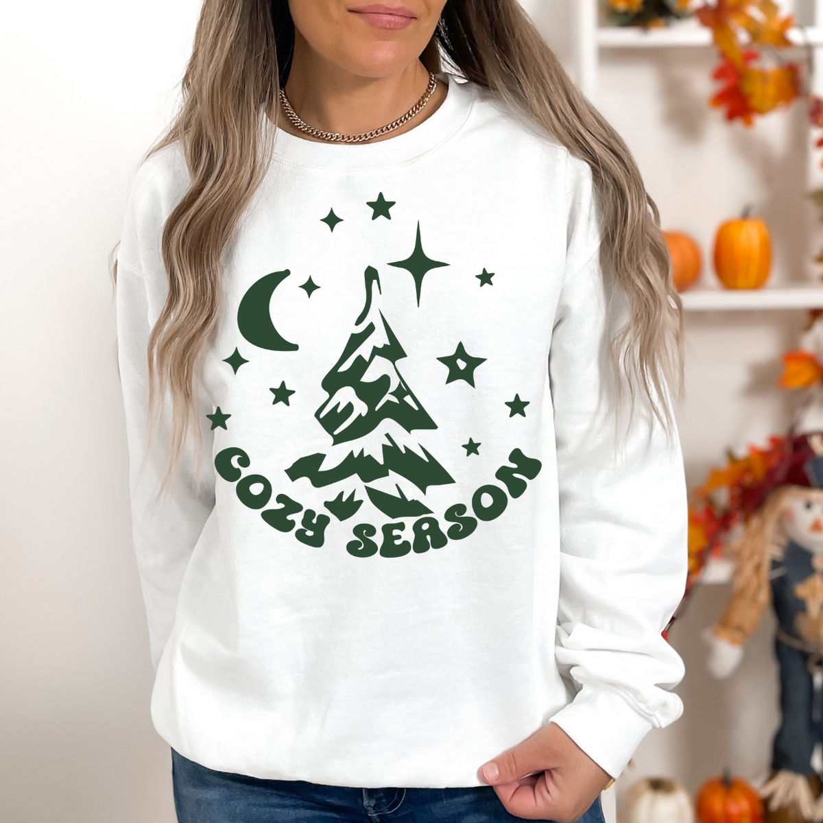 Cozy Season (Green) 68322 DTF transfer