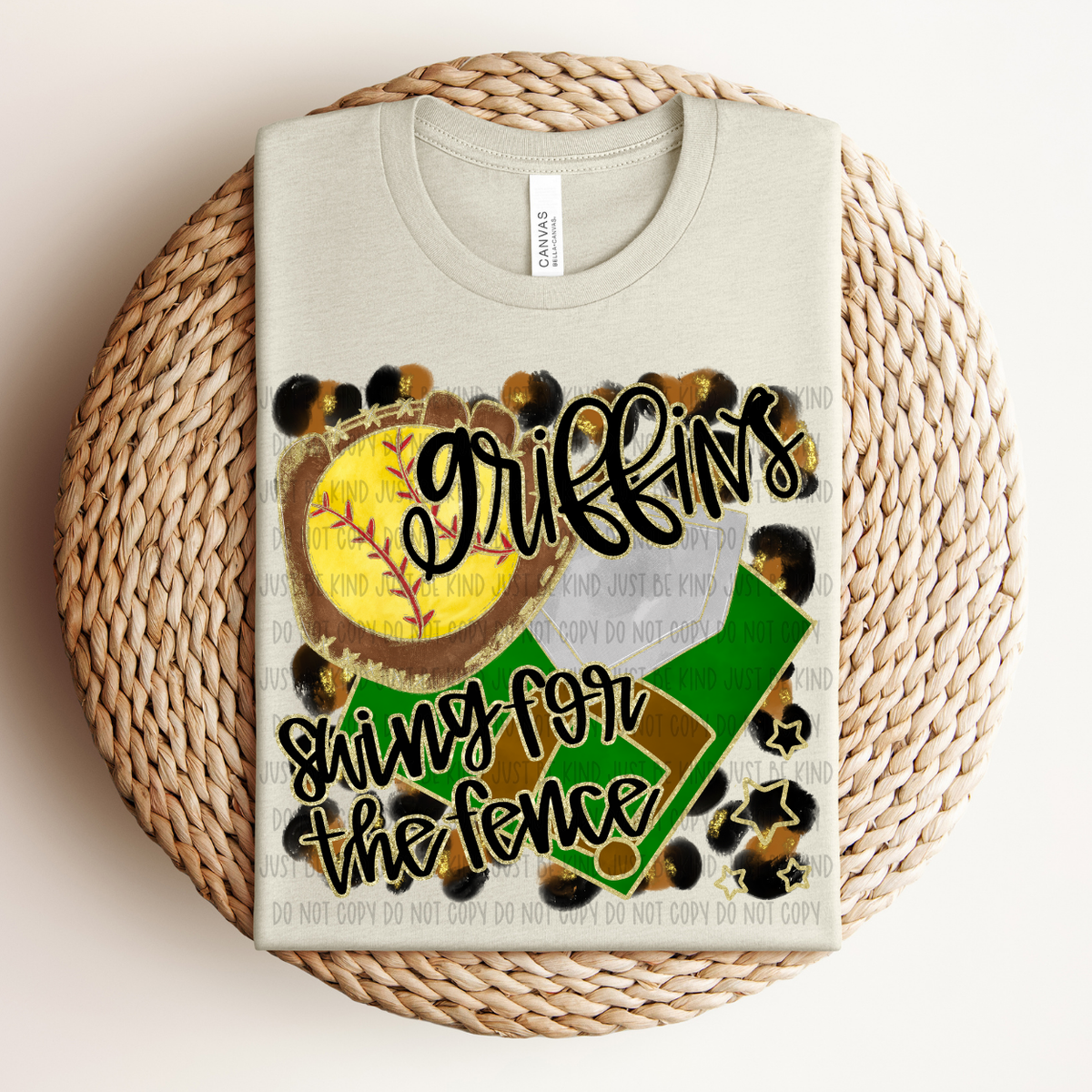 Softball Griffins For The Fence (Caplinger) 83476 DTF Transfer