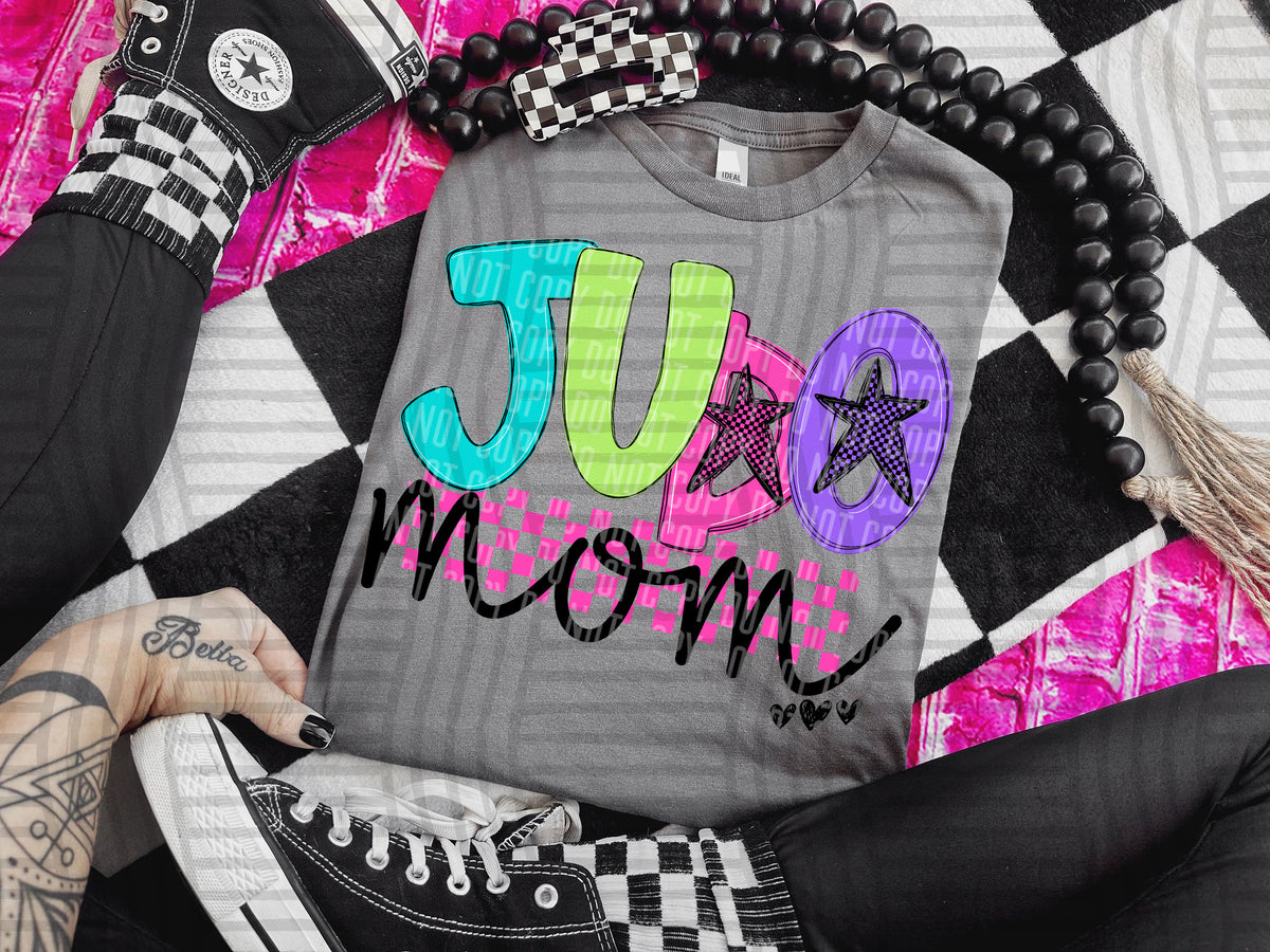 Judo mom checkmate starburst (Caplinger) DTF Transfer