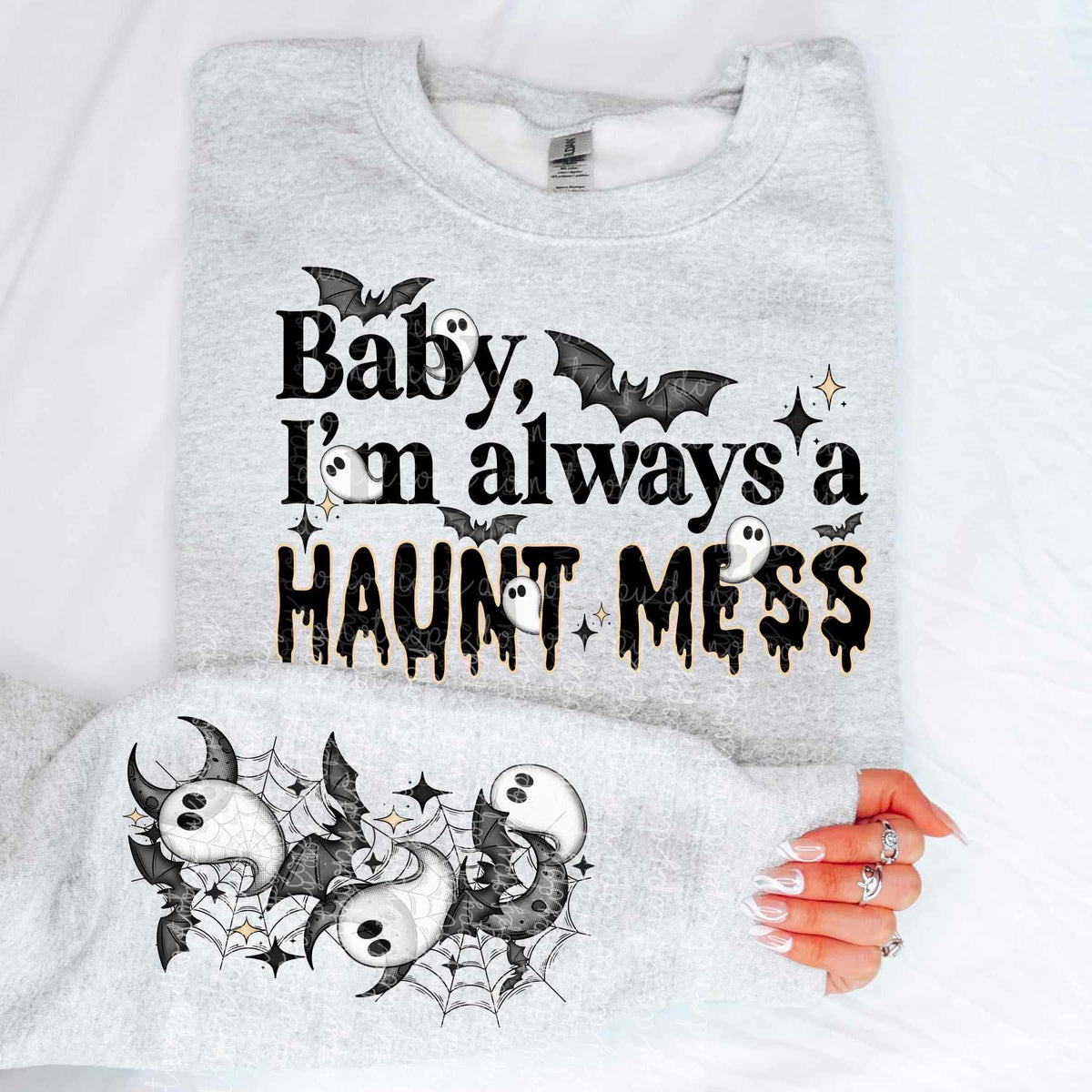 Haunt mess SLEEVE ONLY  (MMD) 58877 DTF transfer