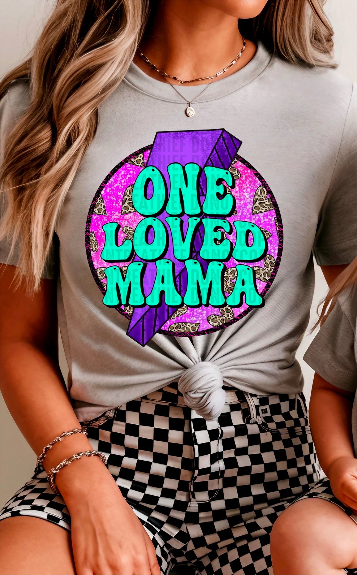 One loved mama 103719 DTF transfer