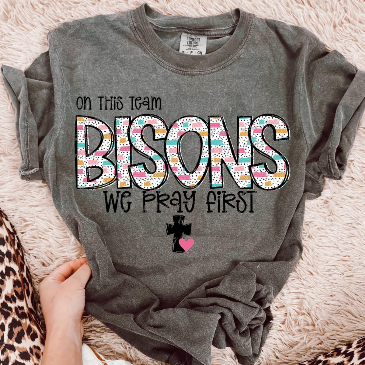 Bisons on this team we pray first (Virgo) 97780 DTF transfer