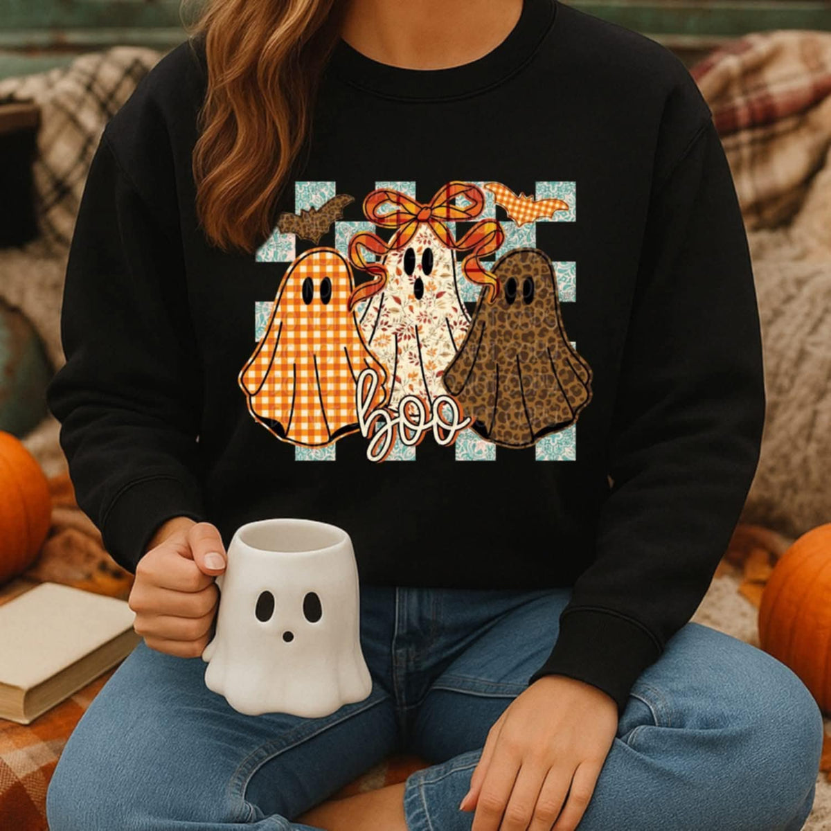 Boo Three Ghosts (digi) 113131 DTF transfer