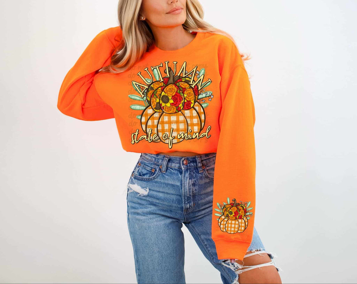 Autumn state of mind FRONT ONLY 58958 DTF transfer