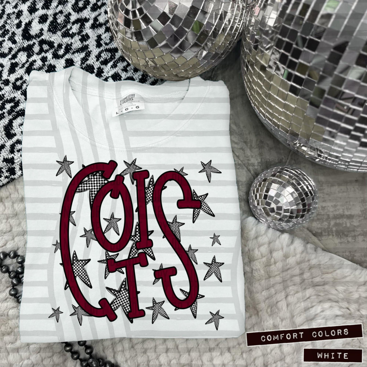 Maroon Staggered Mascots (Caplinger)