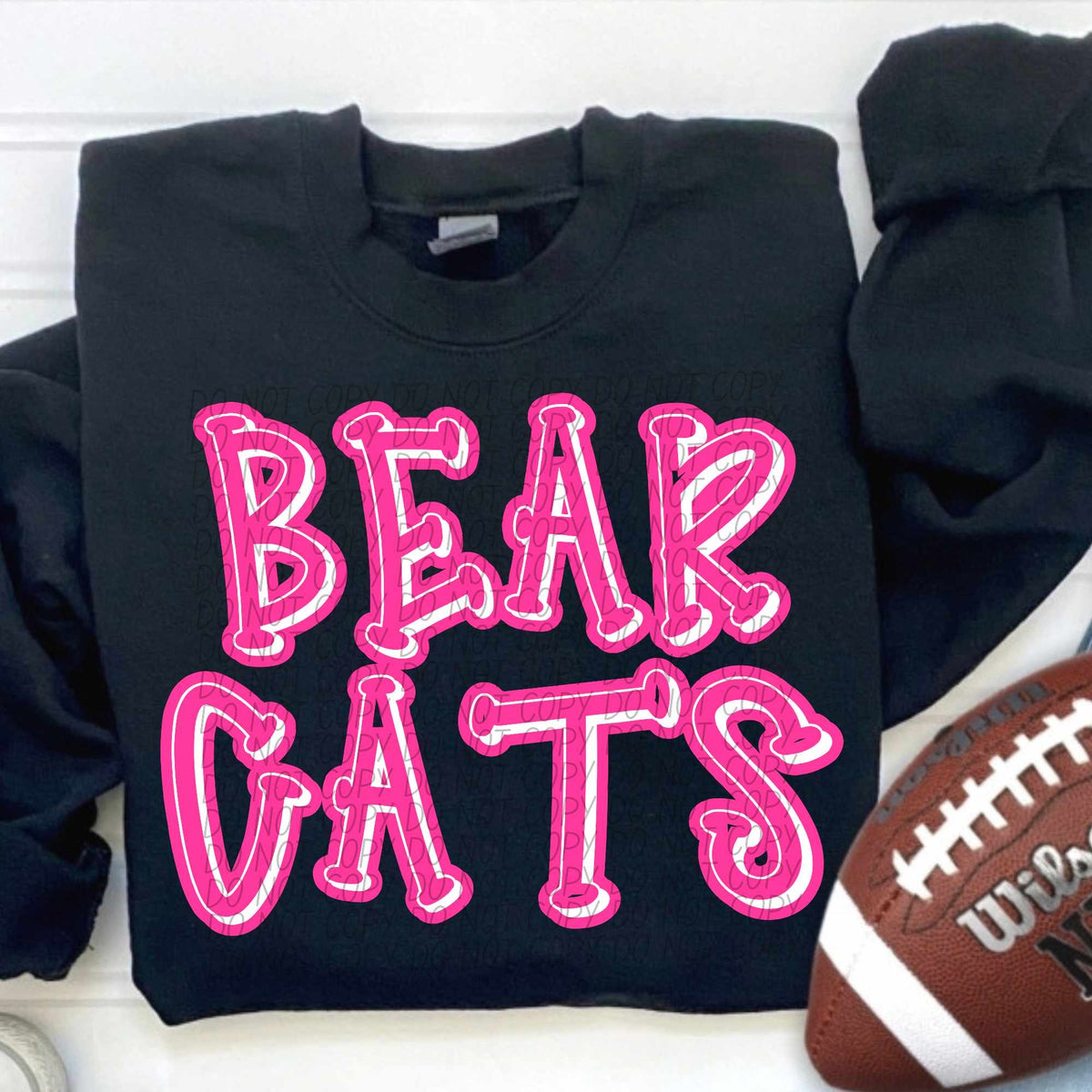 Bearcats hot pink 55375 DTF transfer