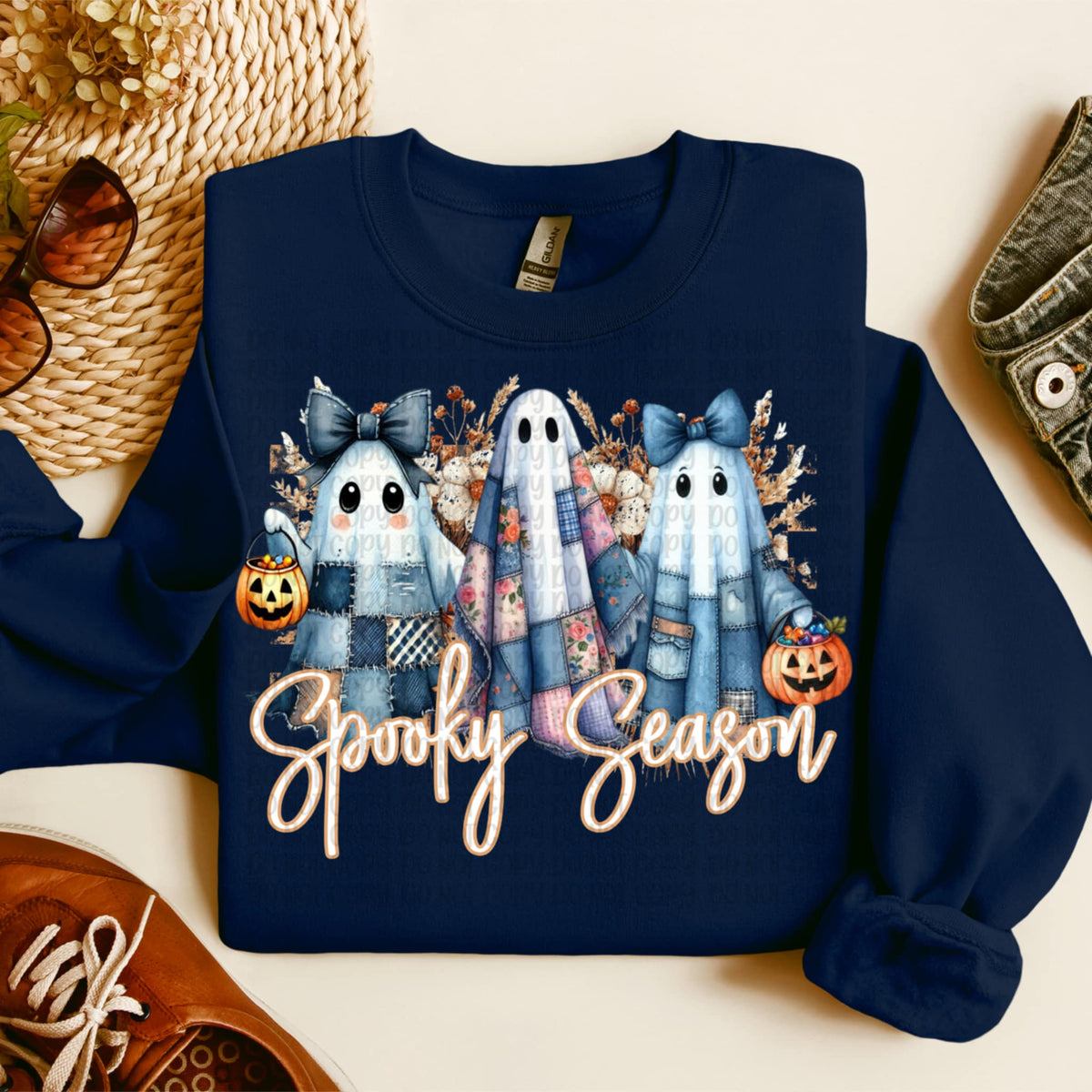 Spooky season light font (VP) 109891 DTF transfer