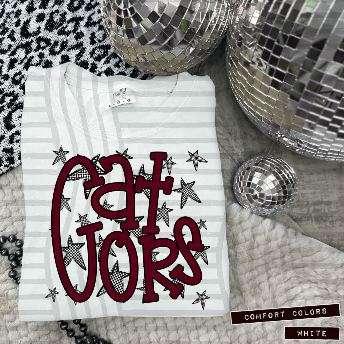 Maroon Staggered Mascots (Caplinger)