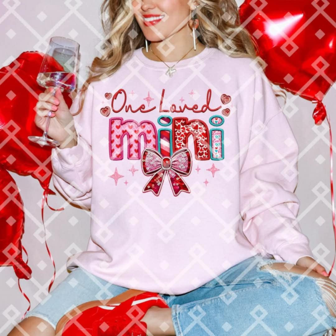 One loved mini bow (CRAFTI) 85596 DTF transfer