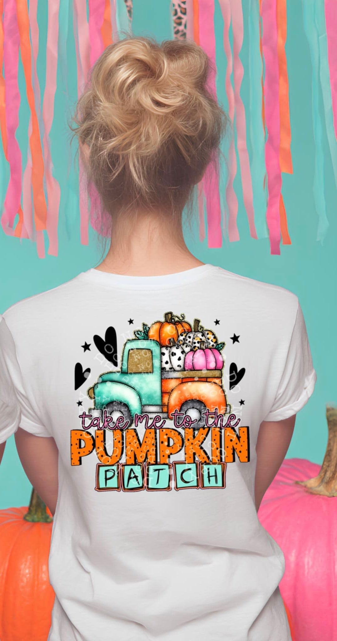 Take me to the pumpkin patch BACK 106280 DTF transfer