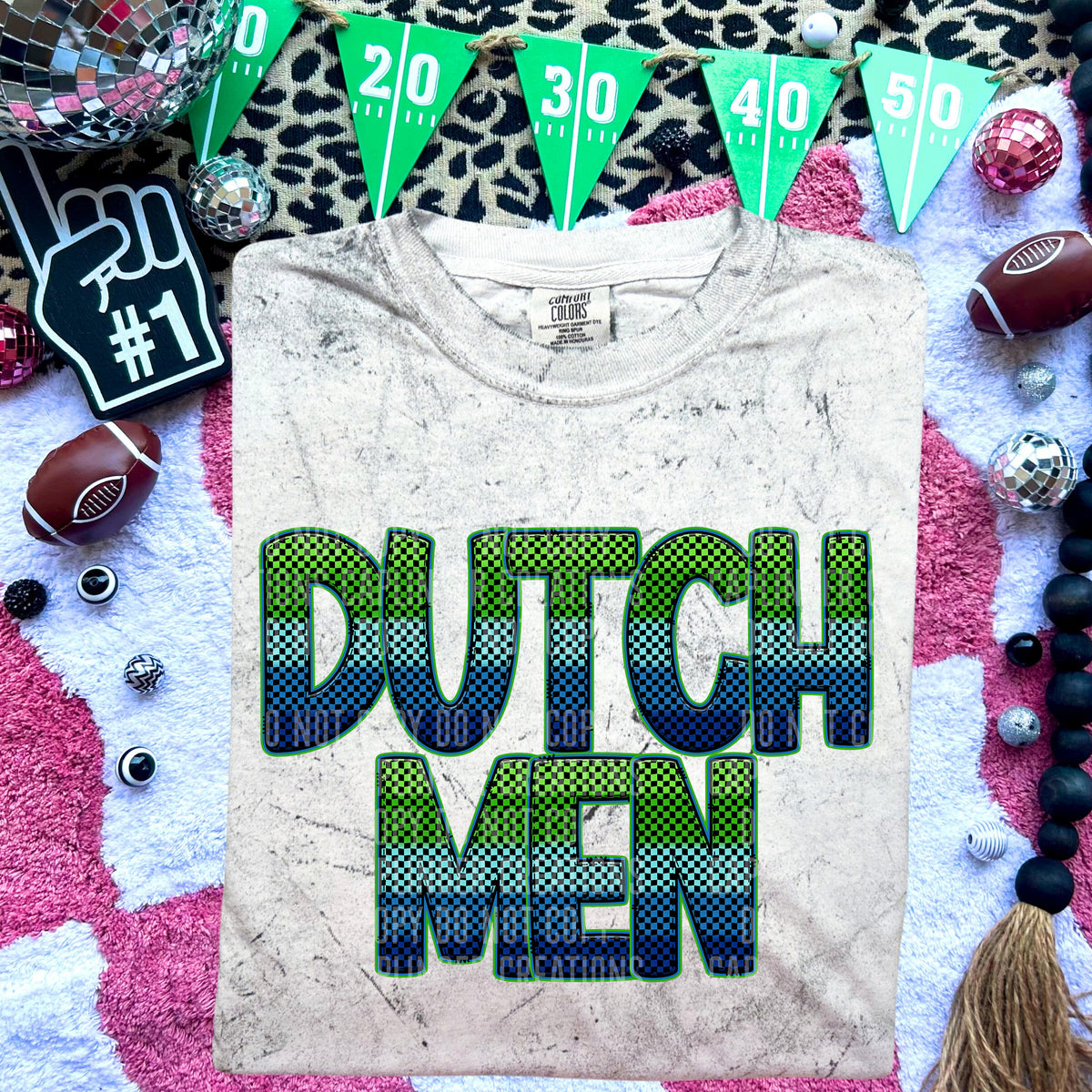 Dutchmen Blue and Green Checkered (Caplinger) DTF transfer