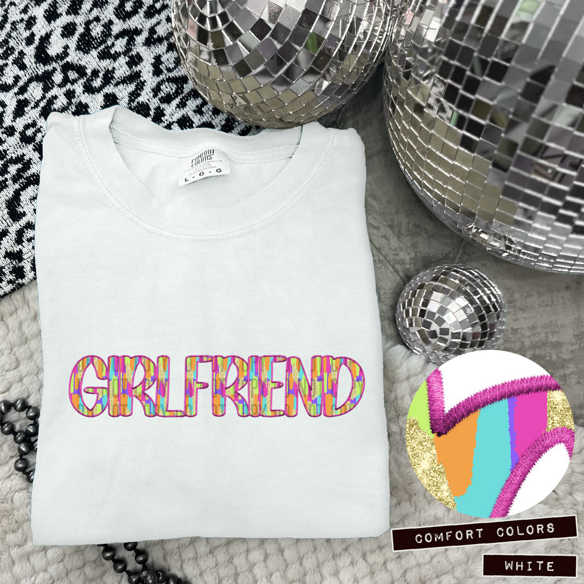 Girlfriend Juneberry Brushstrokes (Caplinger) DTF transfer
