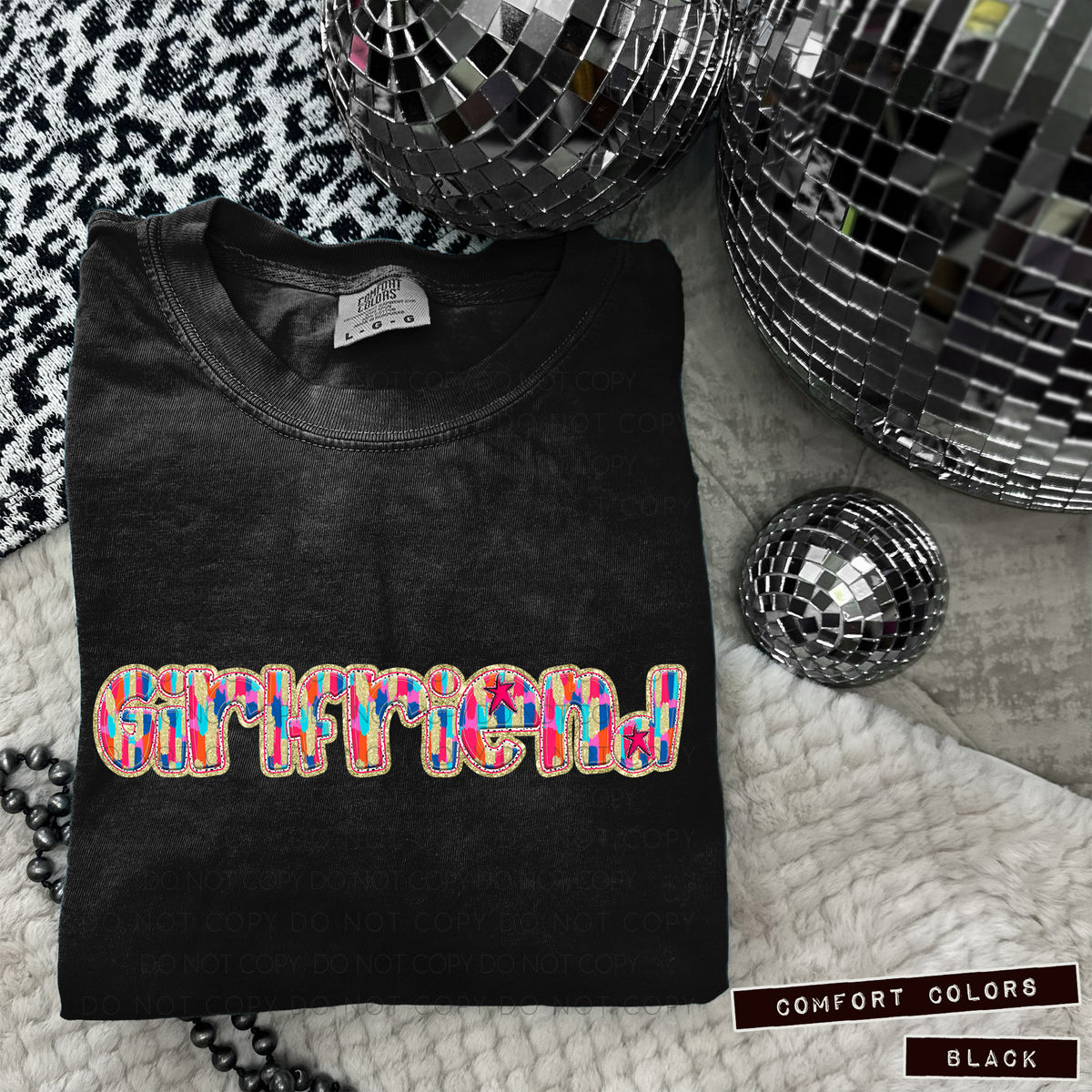 Girlfriend Tutti Brushstrokes (Caplinger) DTF transfer