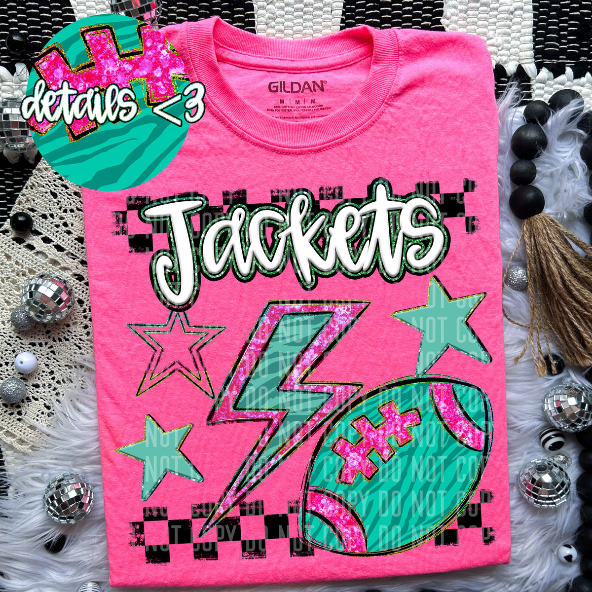 Jackets Rainbow Football (Caplinger) 97479 DTF transfer