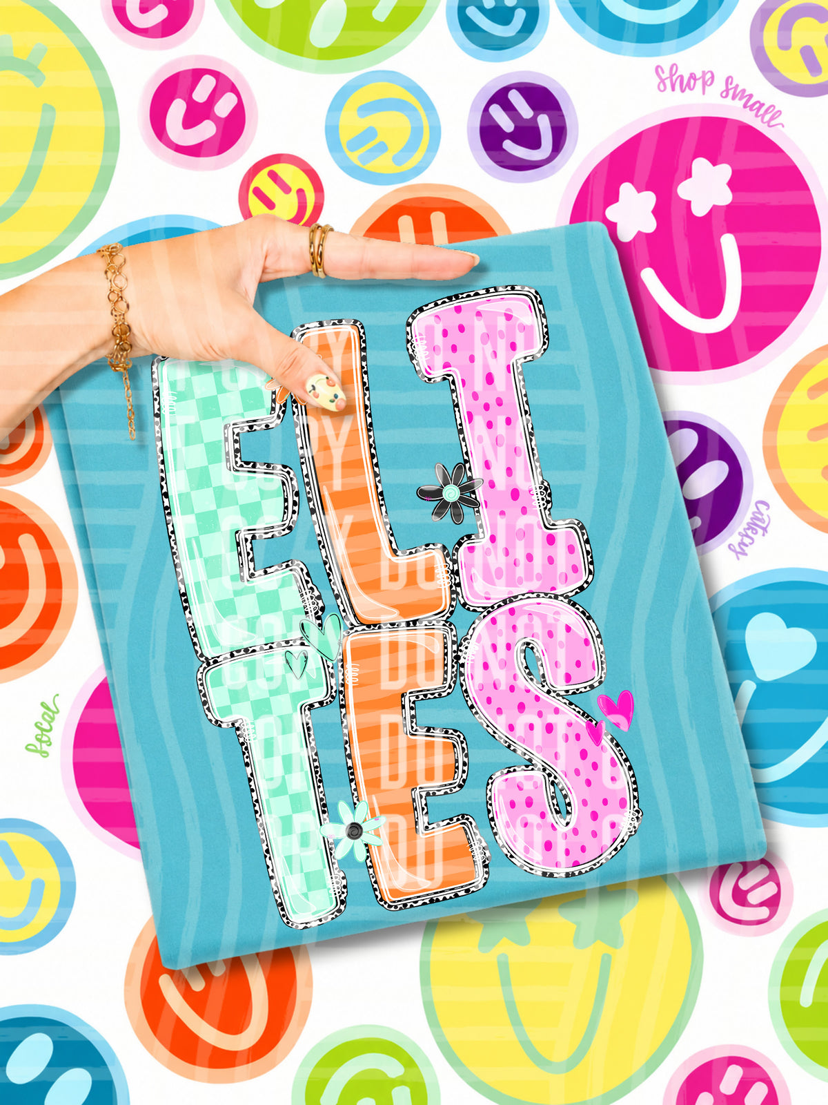 elites 22 happy blooms (caplinger) DTF transfer