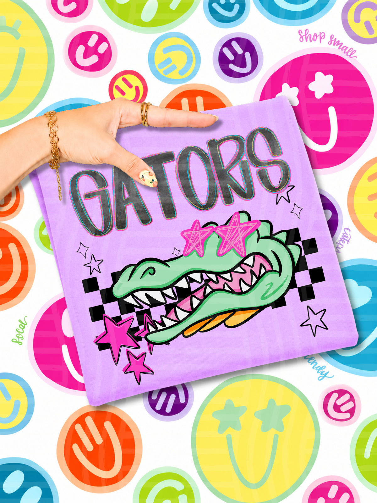 gators starry eyed checks (CAPLINGER) DTF Transfer