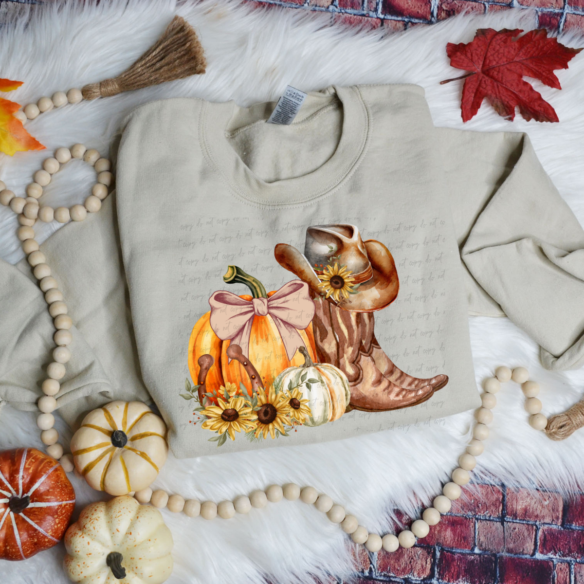 Fall Things Western DTF Transfer
