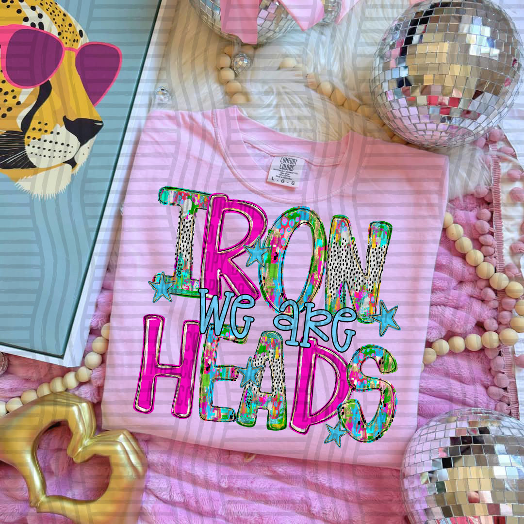 Iron Heads preppy luxe (Caplinger) DTF transfer