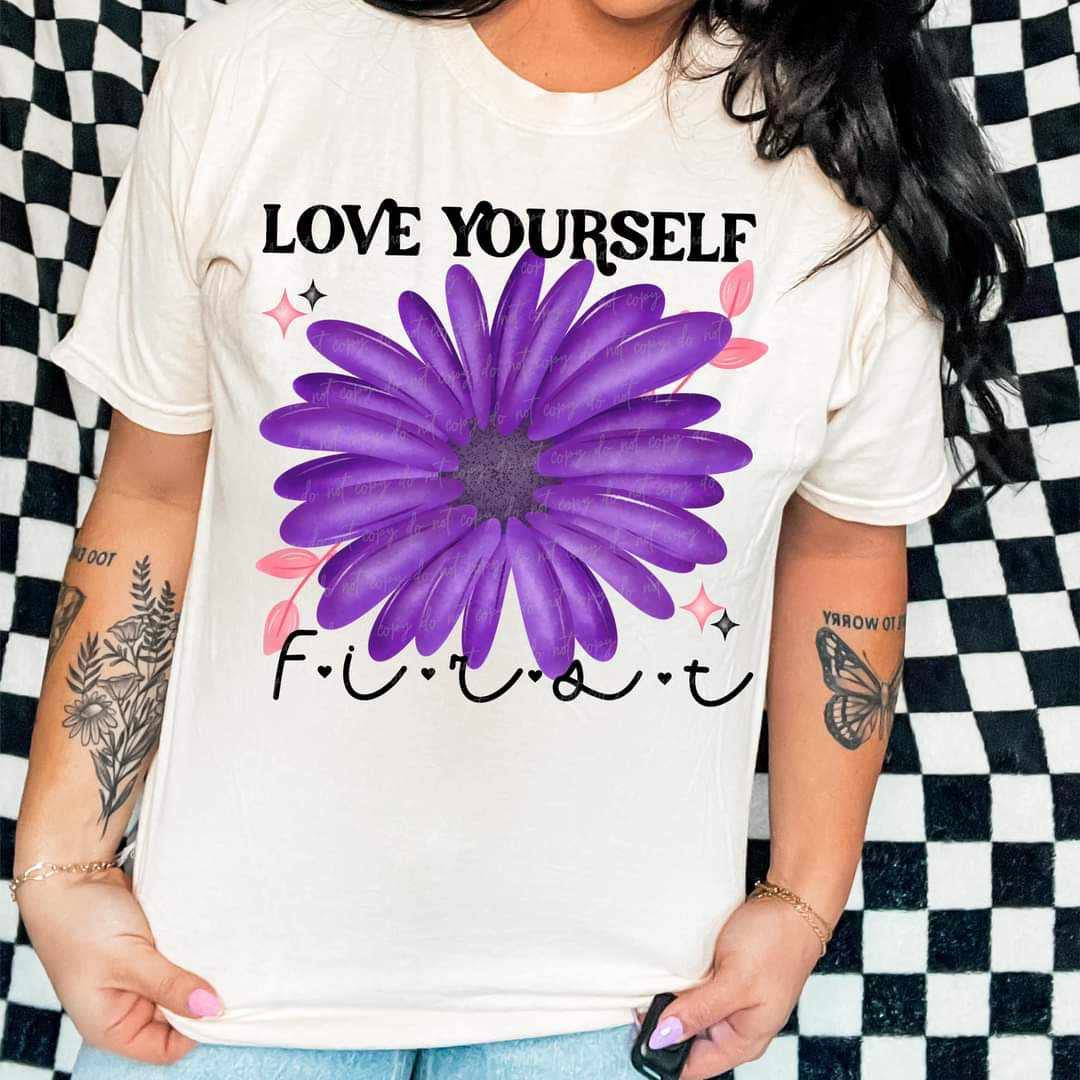 Love yourself first (virgo) 30686 DTF transfers