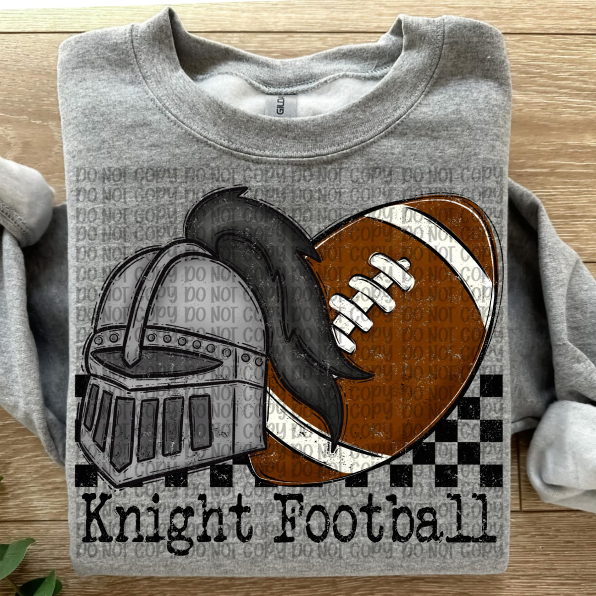 Knight Football Checker VP DTF transfer
