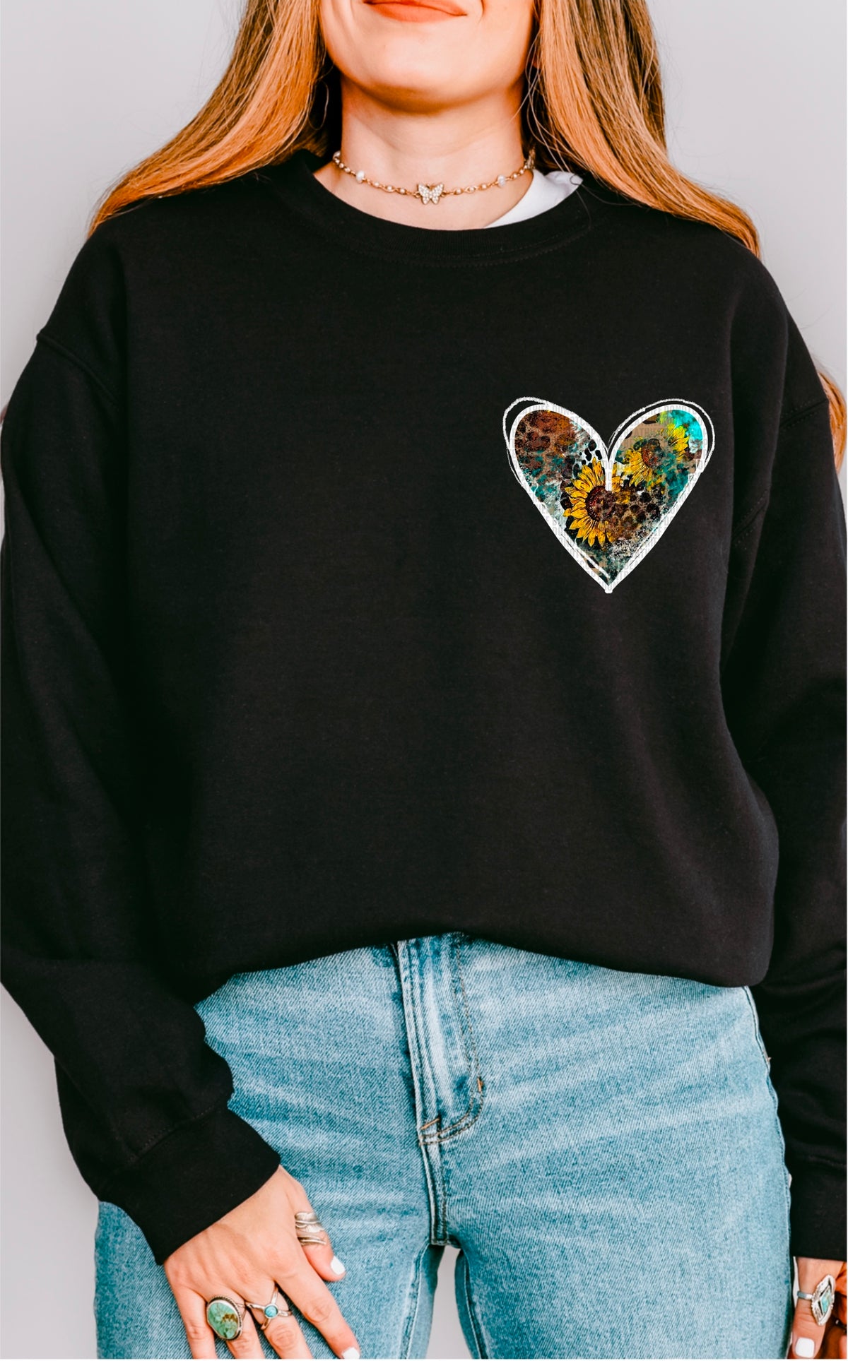 Truly blessed white outline pocket 93653 DTF transfer