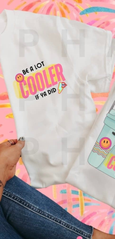 Be a lot cooler if ya did orange font 99031 DTF transfer