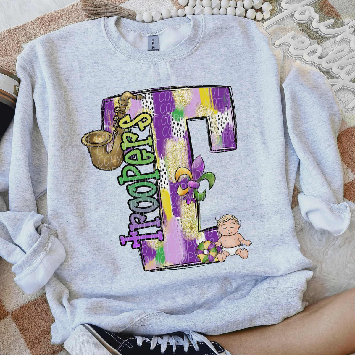 Troopers Mardi Gras (city) DTF Transfer