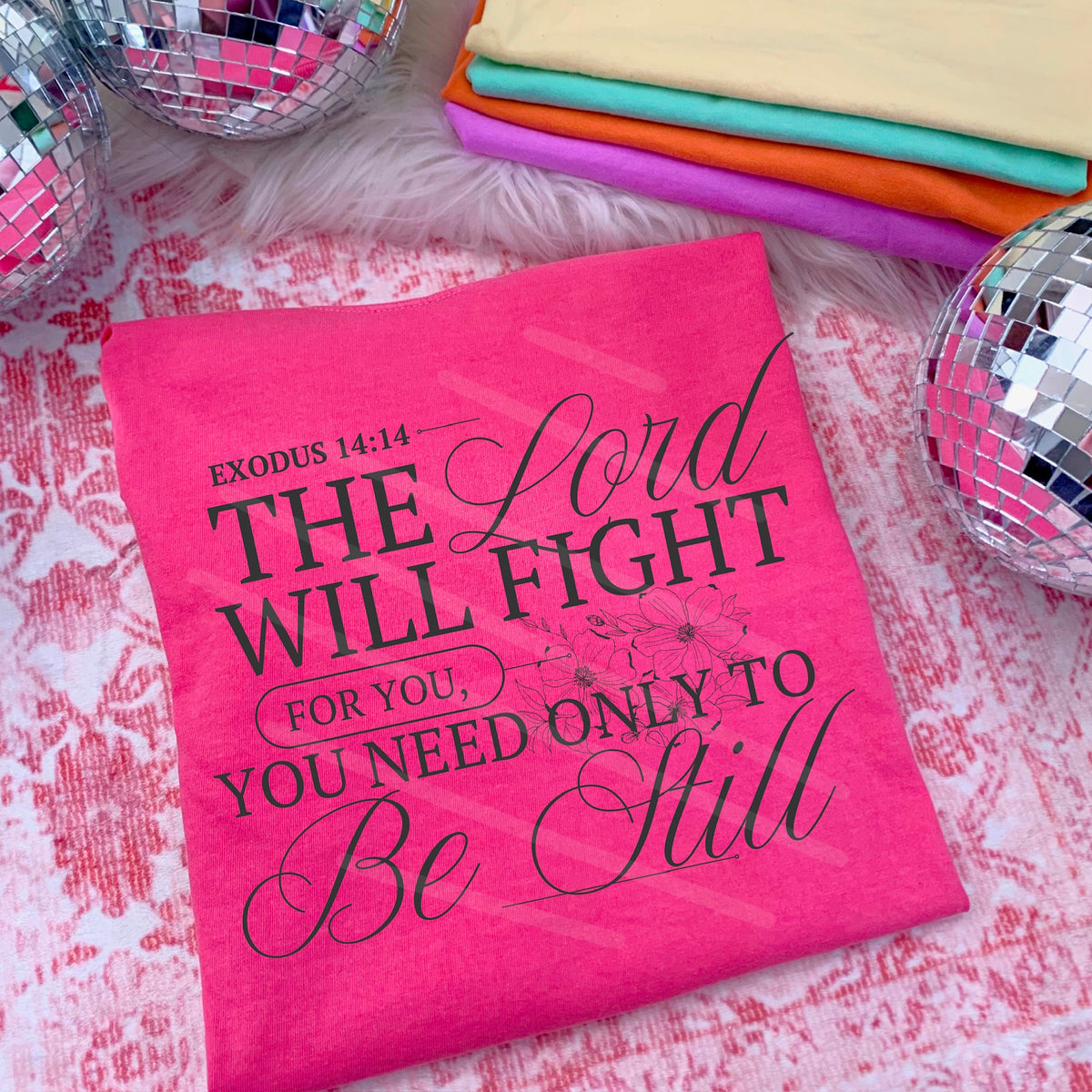 The Lord will fight for you (saved) 114441 DTF transfer