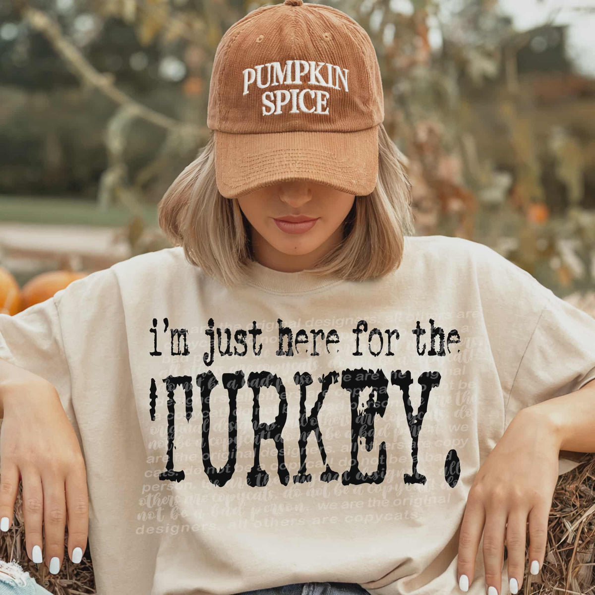 Here for the Turkey black font (TTD) DTF transfer