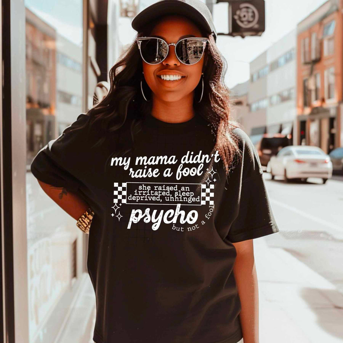 My mama didn’t raise a fool WHITE (CSC) 84304 DTF transfer