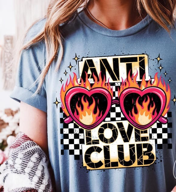 Anti love club 75920 DTF transfer