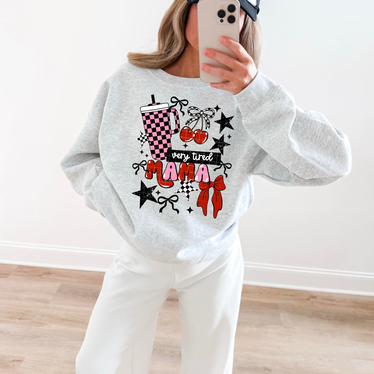 Very Tired Mama bows CSC DTF Transfer