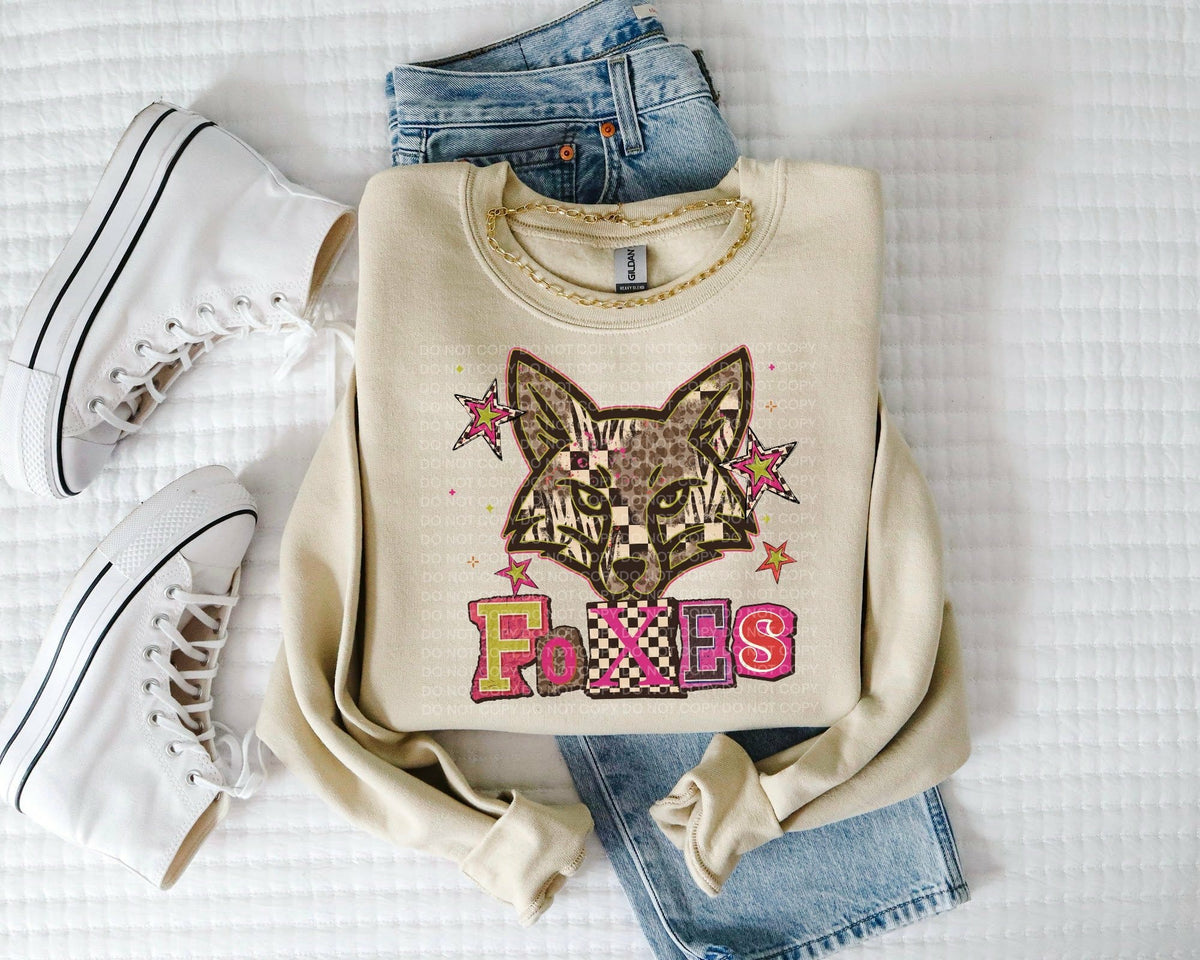 Foxes magazine font (SCG) DTF Transfer