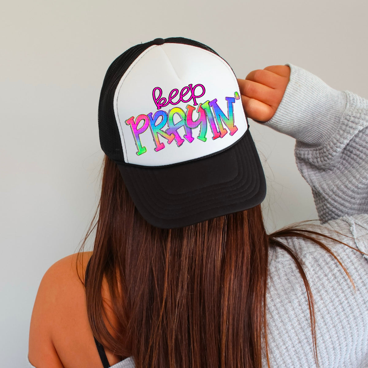 Keep prayin colorful (SDD) 95759 DTF transfer