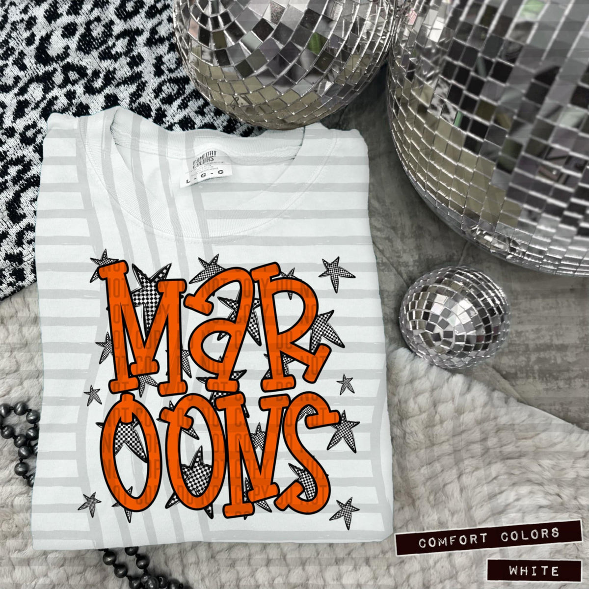 Orange Staggered Mascots (Caplinger)