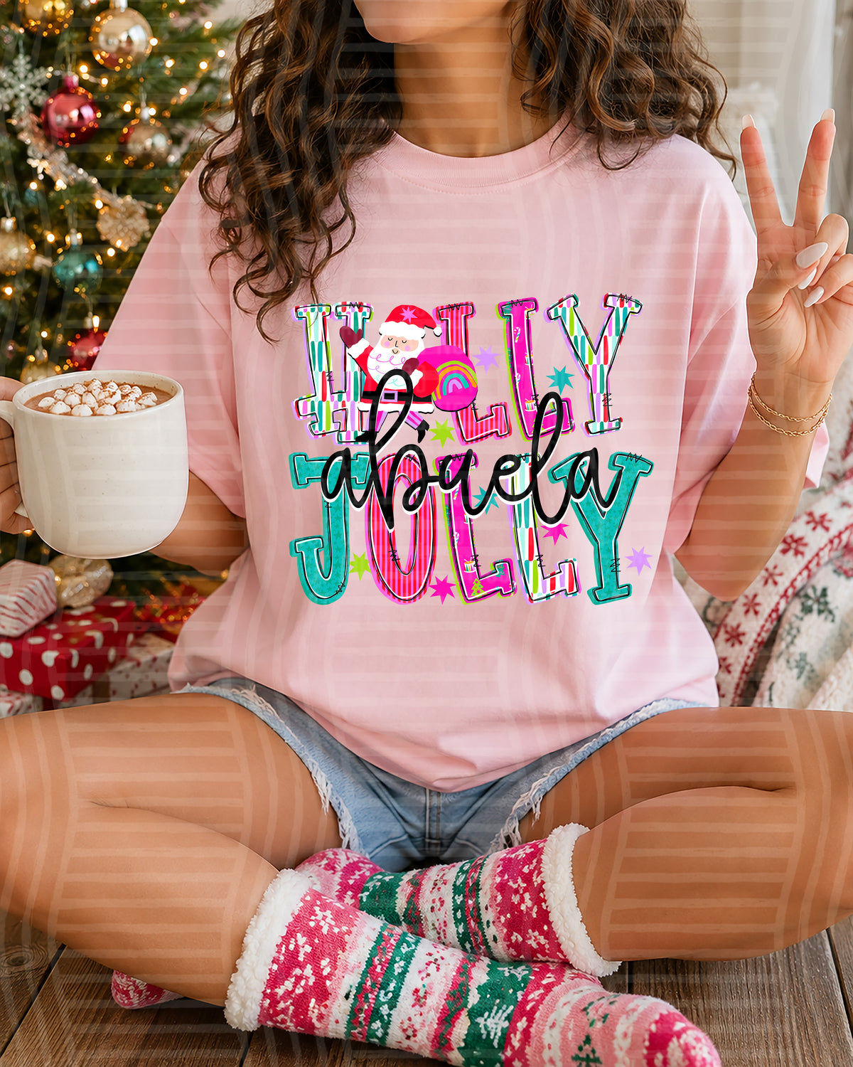 Abuela-Holly Jolly (Caplinger) DTF Transfers