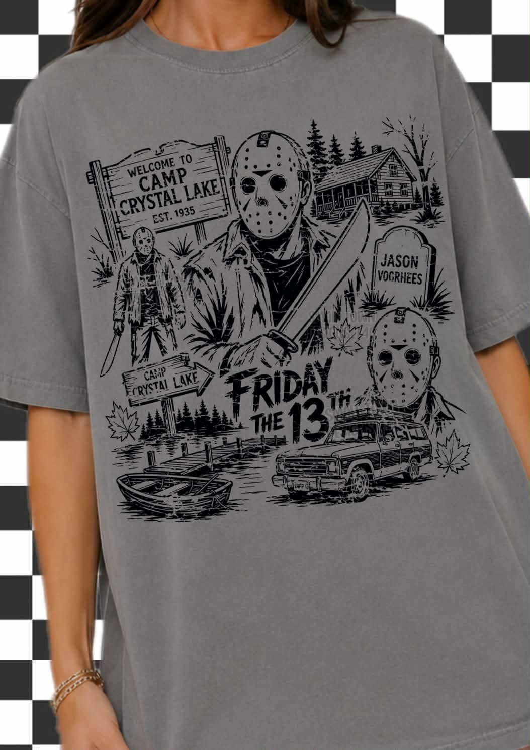 Friday 13 BLACK (STD) DTF Transfer