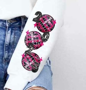 Don’t let the new year dull your sparkle sleeve (PH) 73294 DTF transfer