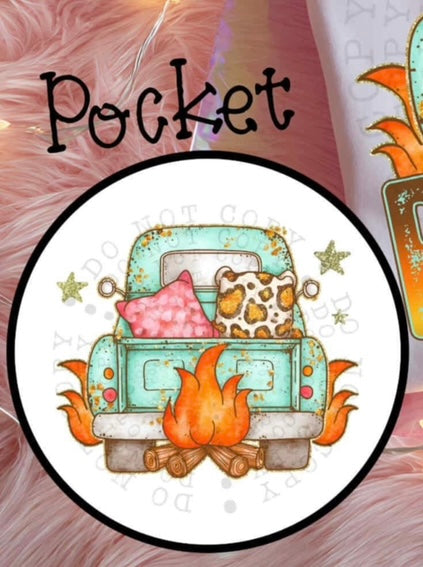 Bonfire season truck pocket 107116 DTF transfer