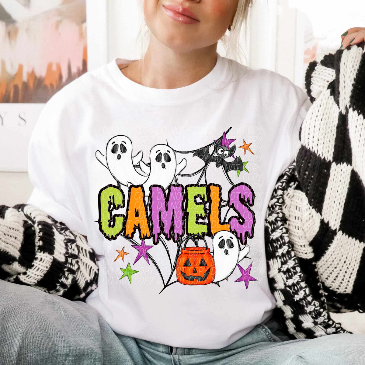 Camels Halloween (City) DTF transfer