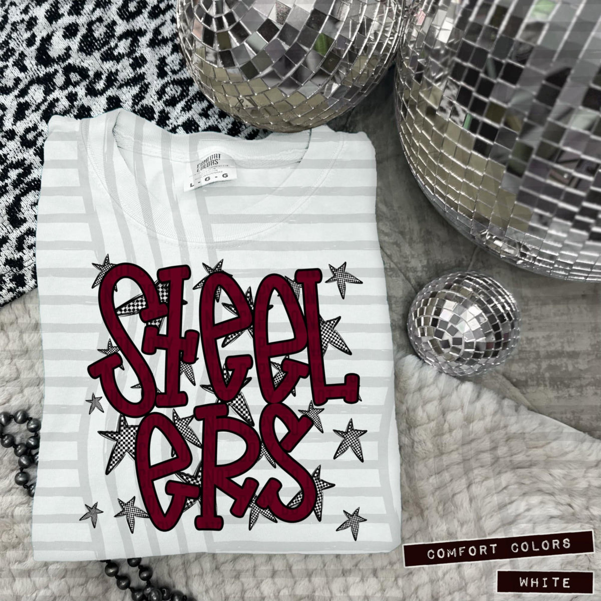 Maroon Staggered Mascots (Caplinger)